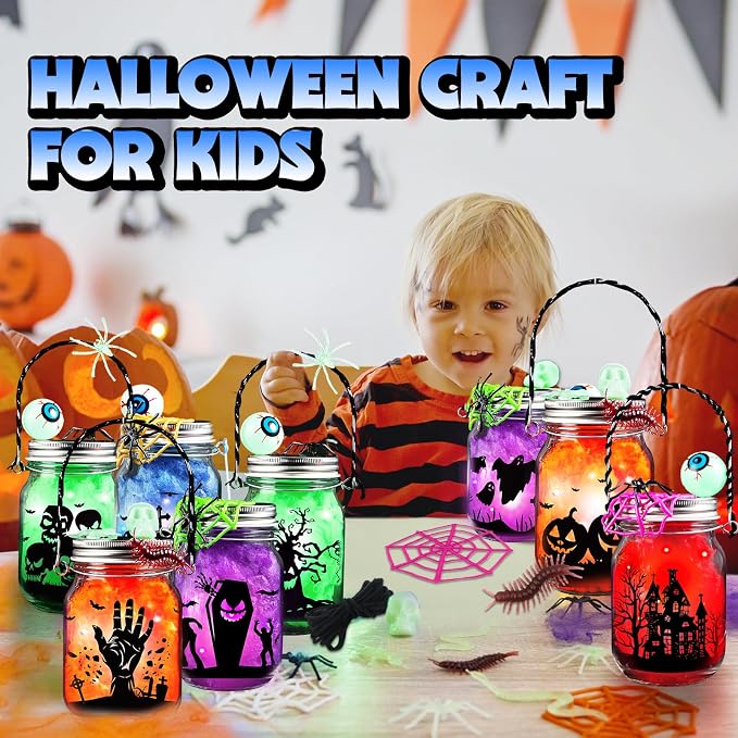 Shemira Halloween Craft Kit for Kids, Halloween Art & Craft Party Supplies - Image 3