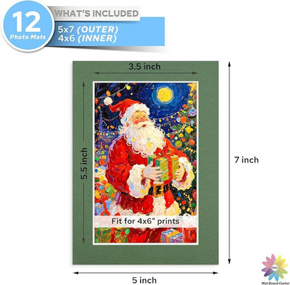 Mat Board Center, 5X7 Mix Color Mats - Image 2