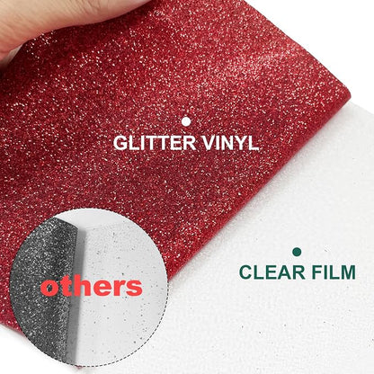 Glitter HTV Heat Transfer Vinyl Rolls- 10" x 8ft. Glitter HTV - Image 2