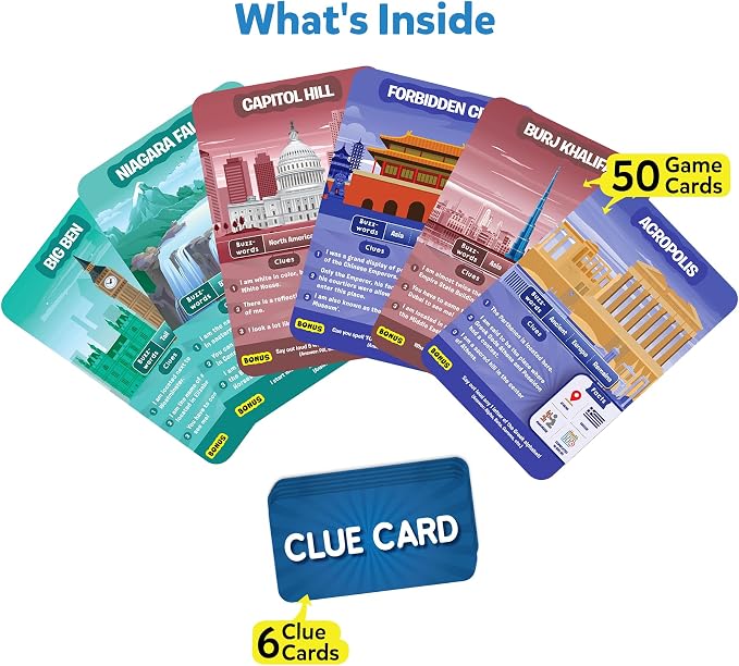 Skillmatics Guess in 10 Legendary Landmarks, Educational Travel Toys - Image 2