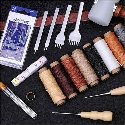 Cridoz 35 Pcs Leather Pouch Kit - Image 8