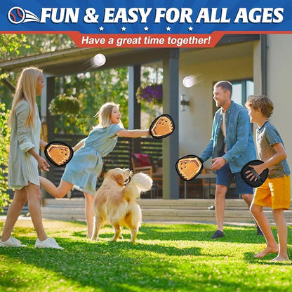 4 Pack Catch Ball Game Set, Outdoor Games - Image 2