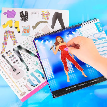 Fashion Angels Live! in Concert Sticker Stylist Fashion Set, Includes Concert - Image 6