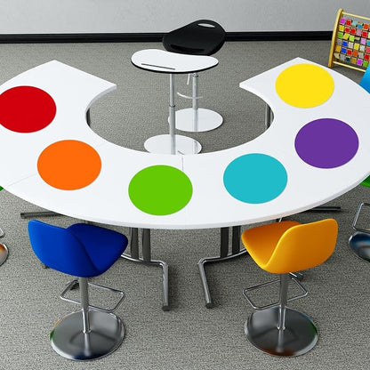 STARLIBOO 11 inch Colorful Dry Erase Dots Circles Whiteboard Marker Removable - Image 2