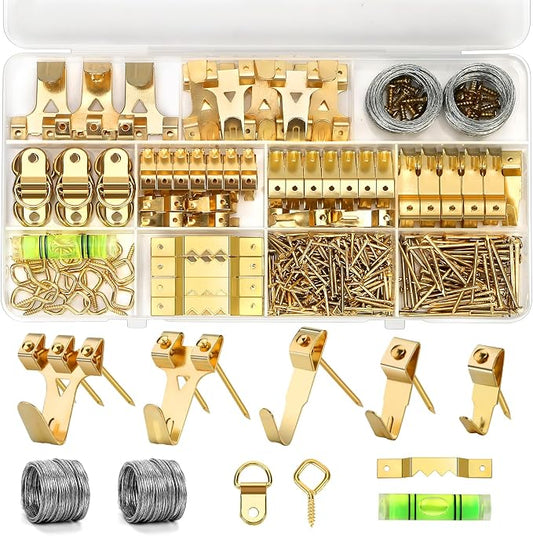 322Pcs Picture Hanging Kit, Professional Picture Hangers by Unknown