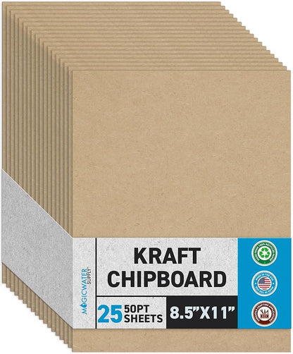 MagicWater Chipboard Sheet for DIY Projects by MagicWaterSupply