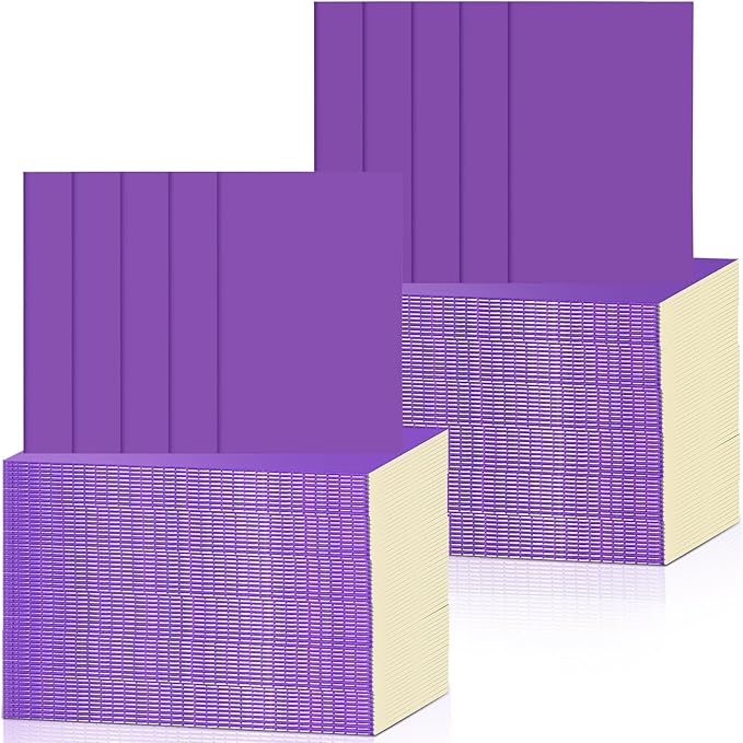 Handepo 100 Pack Composition Notebooks A5/A6 Ruled Lined Composition Kraft by Handepo