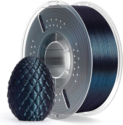 ELEGOO PLA Filament 1.75mm Galaxy Black 1KG, Shiny 3D Printer Filament by ELEGOO