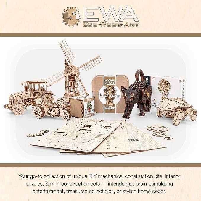 EWA Home Décor – Bat Small 60 Pieces – Wooden Jigsaw Puzzle - Image 9