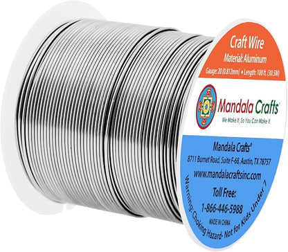 Mandala Crafts 20 Gauge Anodized Aluminum Craft Wire - Image 2