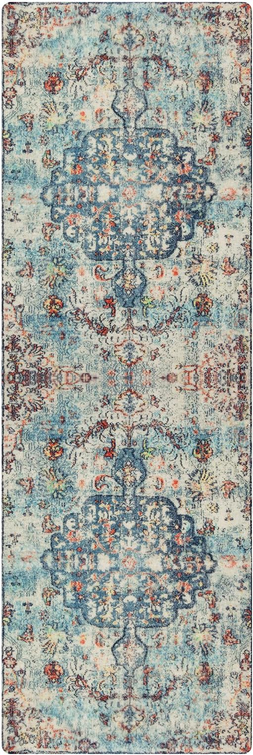Lahome Bohemian Floral Medallion Runner Rug - Image 9