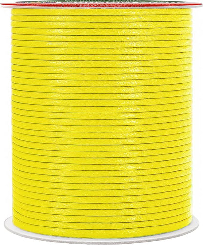 Mandala Crafts 2mm 109 Yards Yellow Cotton Waxed Cord by MandalaCrafts