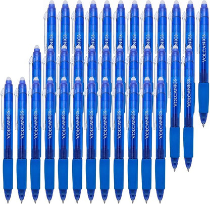 Volcanics Retractable Clicker Erasable Gel Pens by Volcanics