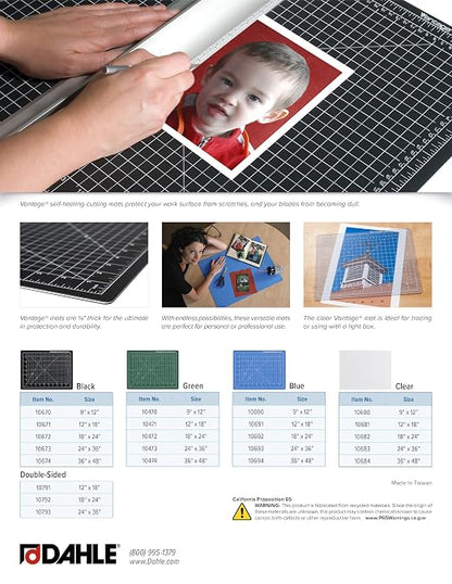 Dahle Vantage 10474 Premium Self-Healing Cutting Mat, 1/2" Grid, 5 Layers - Image 6