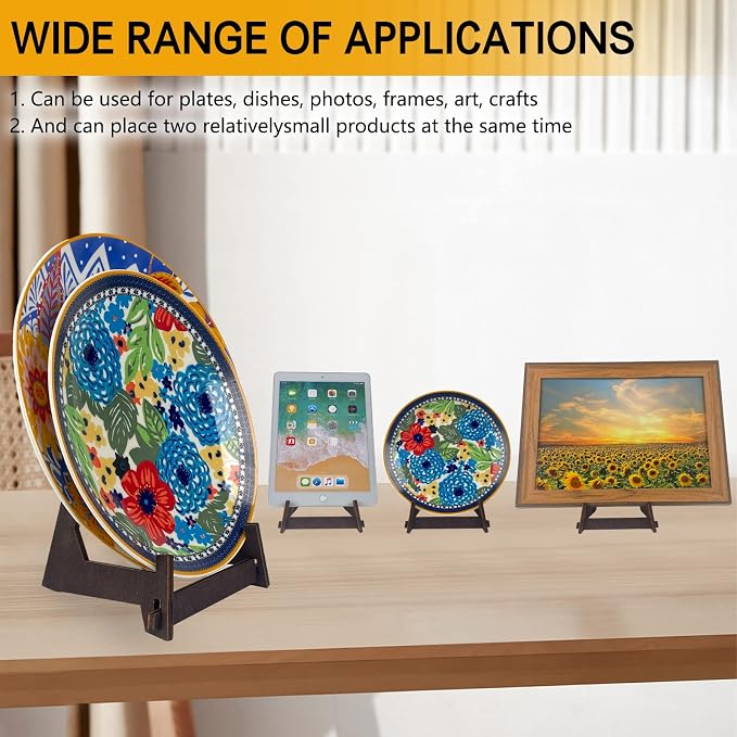 2 Pack 10 Inch Plate Display Stands - Image 2