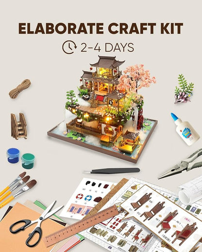 DIY Miniature House Kit, DIY Dollhouse Kit - Image 2