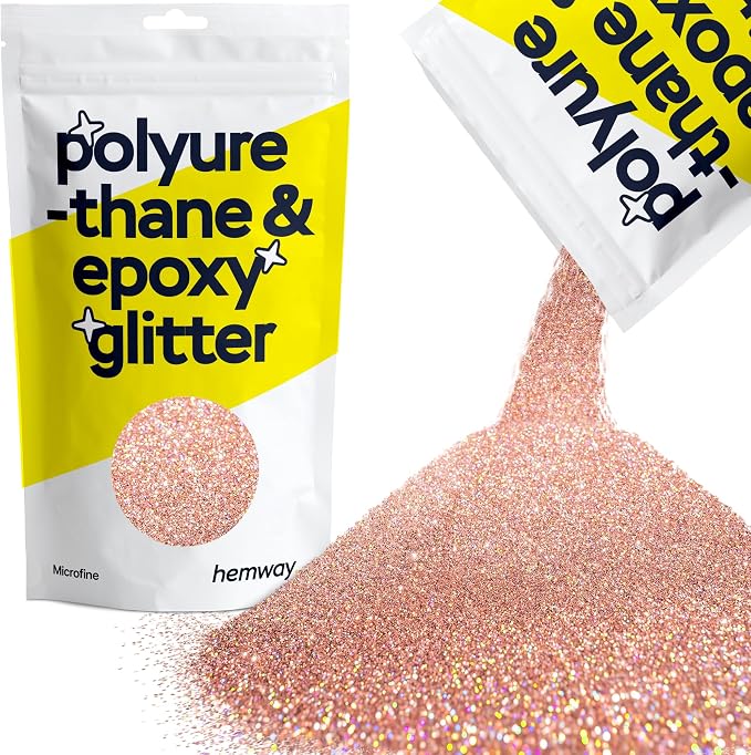 Hemway Polyurethane & Epoxy Resin Glitter 100g / 3.5oz Metallic Crystal Flake by Hemway