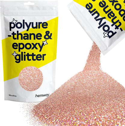 Hemway Polyurethane & Epoxy Resin Glitter 100g / 3.5oz Metallic Crystal Flake by Hemway