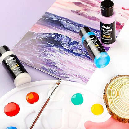 ABEIER Iridescent Acrylic Paint, 2 oz/60ml Bottles, Color-shifting, High - Image 4