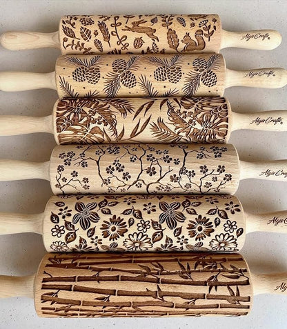 SAKURA TREE Embossing Rolling Pin - Image 4