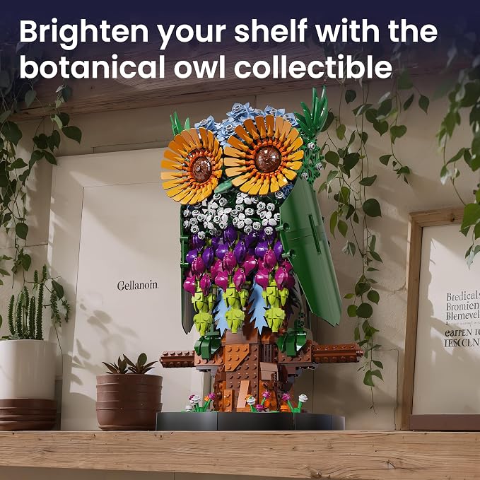 Sillbird Flower Owl Building Set - Image 4