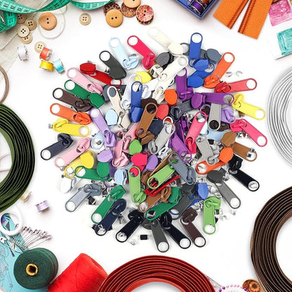 DOITEM 44.4 Yards/ 40 m 20 Pieces Assorted Colors #5 Nylon Coil Zippers - Image 8