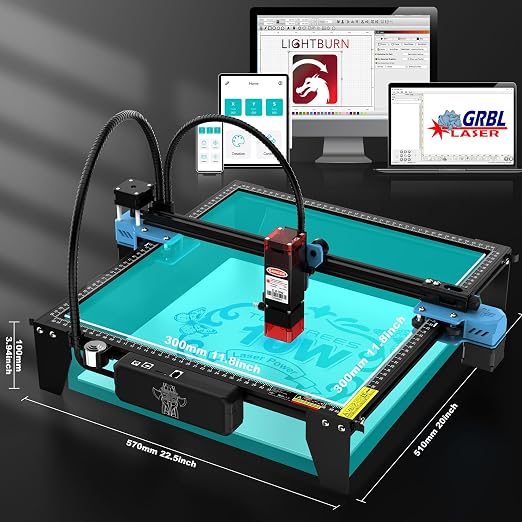 TTS-10 PRO 10000mW Laser Engraver Machine Usongshine 12Pcs DIY Unfinished - Image 6