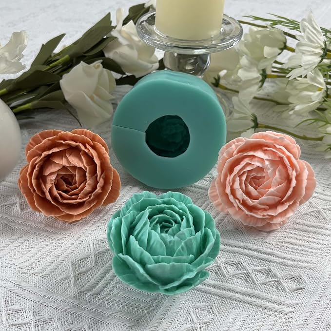 Blossom 3D Flower Crystal Epoxy Mold, Flower Resin Silicone Molds, Decorated - Image 2