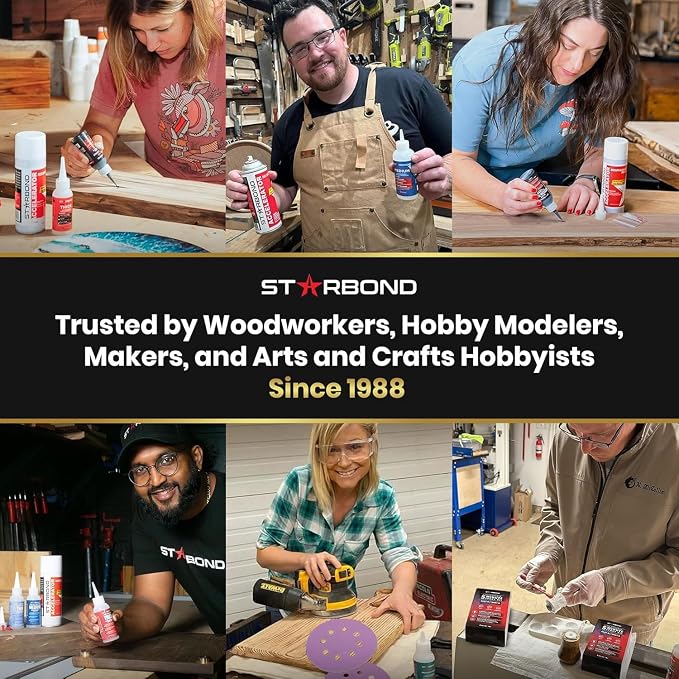 STARBOND Premium Grade Cyanoacrylate Super Glue, Woodturning - Image 6