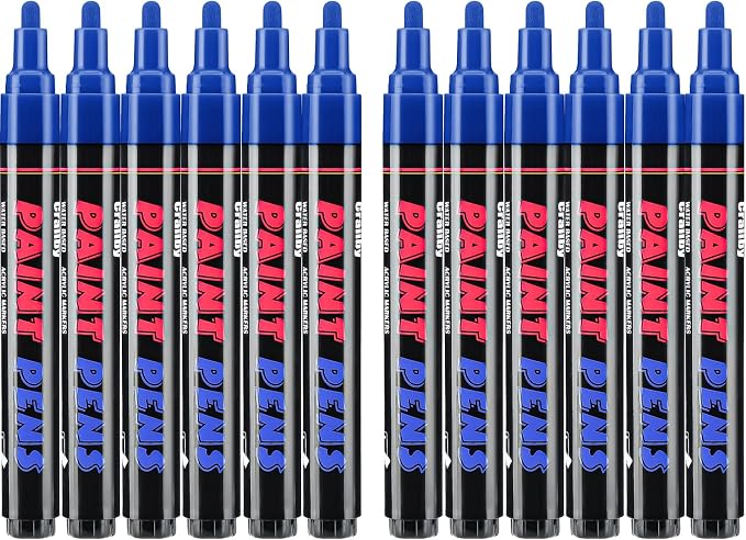 Blue Paint Pens Paint Markers by Craiiby