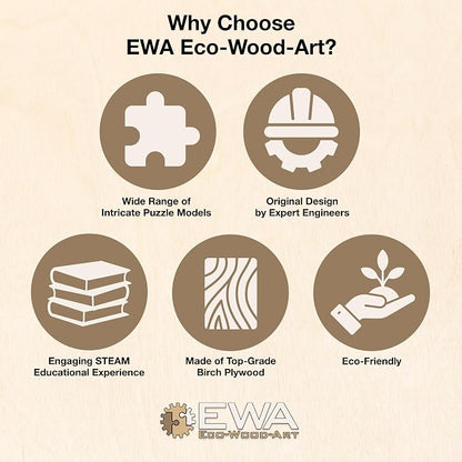EWA Home Décor – Turtle Small 80 Pieces – Wooden Jigsaw Puzzle - Image 8