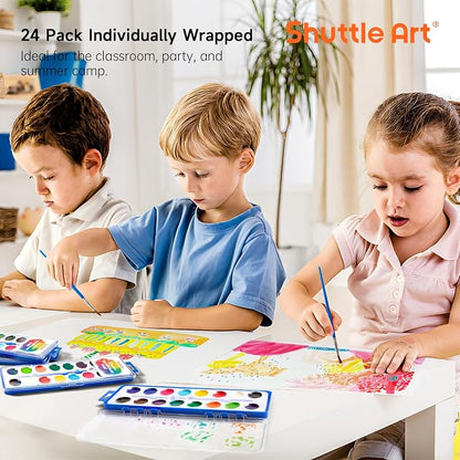 Shuttle Art 16 Colors Watercolor Paint Set Bulk, Watercolor Paint Set - Image 7