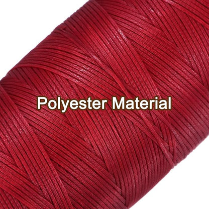 uxcell Leather Sewing Waxed Thread, 284 Yards / 260m 0.8mm 150D Flat Polyester - Image 3