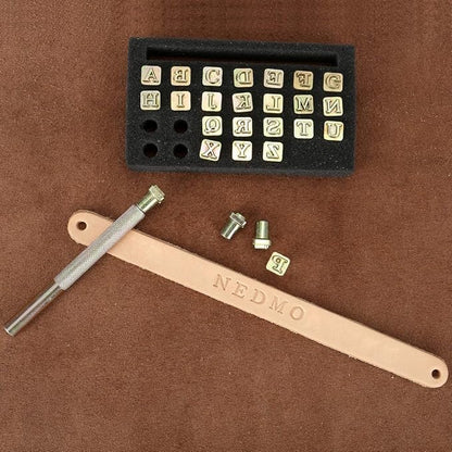Yoption 27 Pieces Leathercarft Stamping Tool Set, 26 Letters Alphabet Stamps - Image 4