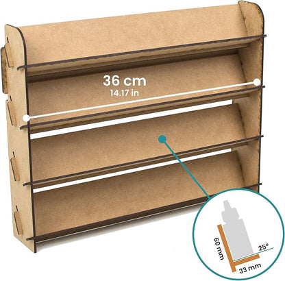 Paint Rack for Model Paints. Hobby Craft Citadel Vallejo Tamiya Army Wall Paint - Image 2