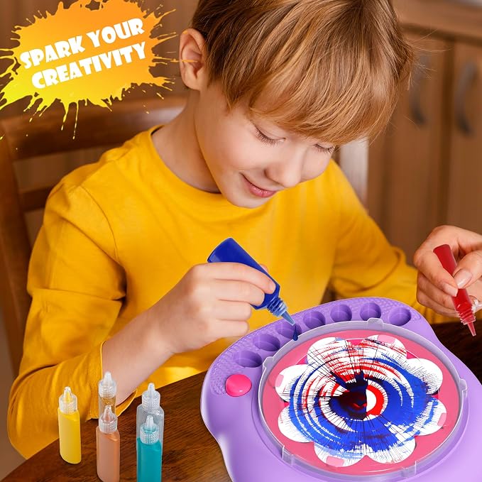 Hewaurorion Paint Spin Art Machine Kit - Image 2
