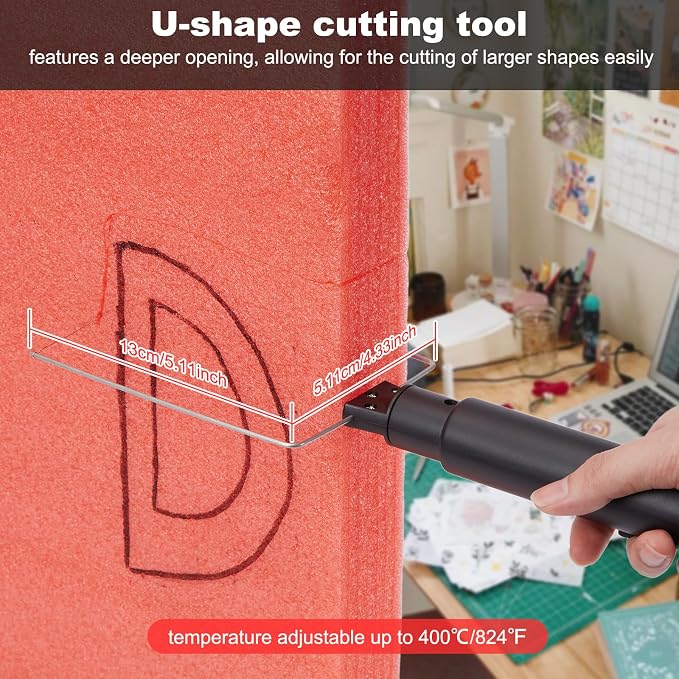 Hot Wire Foam Cutter - 4 in 1 Electric Cutting Machine Pen Tools Kit - Image 4