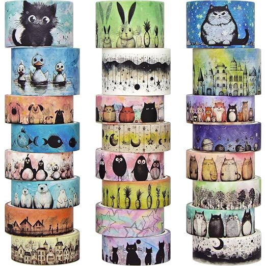 Cute Washi Tape Set by REFUSTARUnlimitedcreativity
