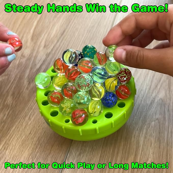 Funwares WobbleBall Marble Balance Game, 50 Marbles Included, Skill & Dexterity - Image 2