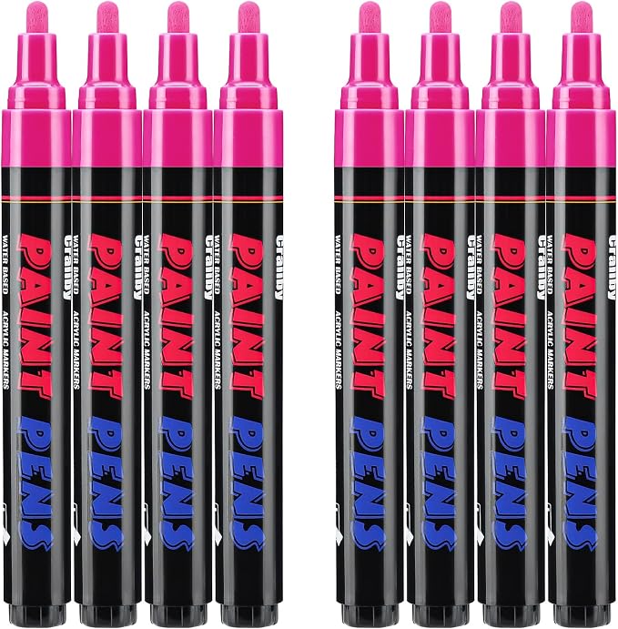 Pink Paint Pens Paint Markers by Craiiby