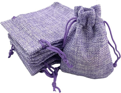 Palmhomee Pack of 25 Burlap Gift Bags by Palmhomee
