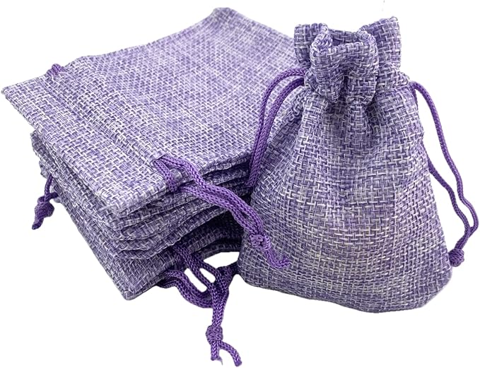 Palmhomee Pack Of 25 Burlap Gift Bags by Palmhomee