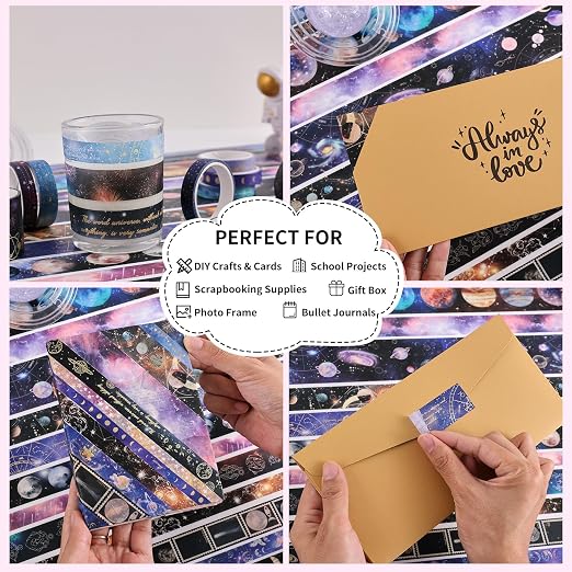 32 Rolls Washi Tape Set, Adhesive Tape - Image 5