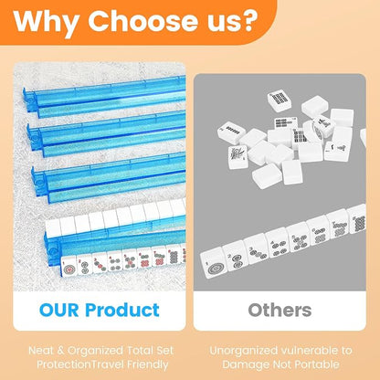 Mahjong Racks with Pushers, Imports Modern Mahjong Racks with Built-in Pushers- - Image 6