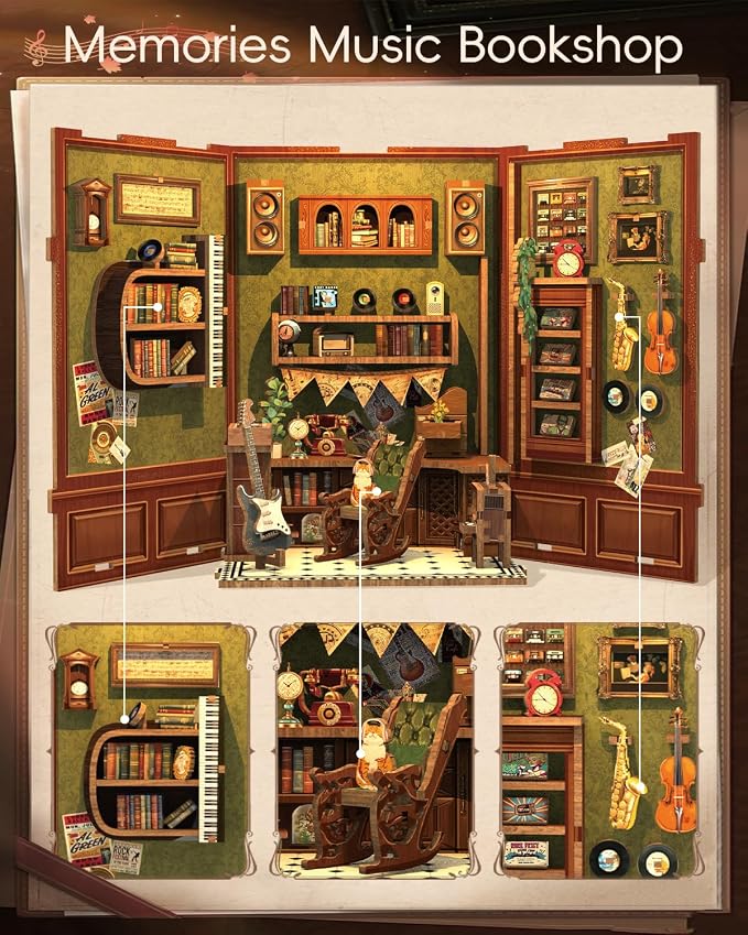 CUTEBEE Book Nook Kit - Image 6