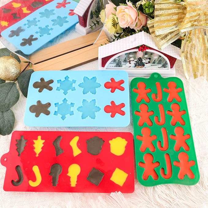 Christmas Silicone Molds Christmas Chocolate Molds Candy Molds - Image 6