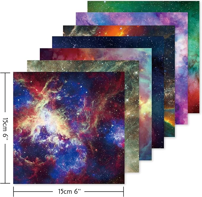Origami 6x6 Paper Kit 150 Sheets 150 Vivid Colors Double Sided Same Printed - Image 2