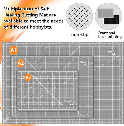 Ecraft Large Self Healing Cutting Mat: 24" x 36" Double Sided 5-Ply Hobby Mat - Image 5