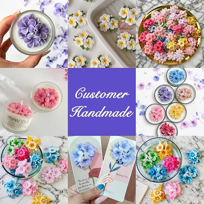 4PCS Flower Silicone Mold 3D Cute Flower Resin Candle Molds - Image 6