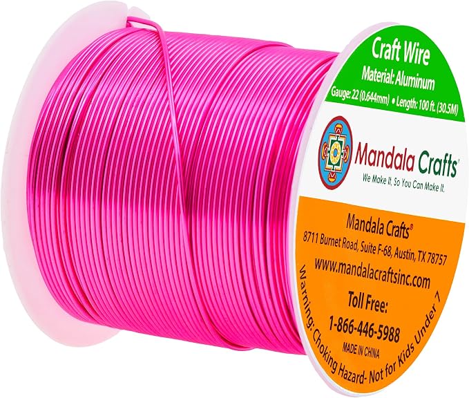 Mandala Crafts 22 Gauge Anodized Aluminum Craft Wire - Image 2